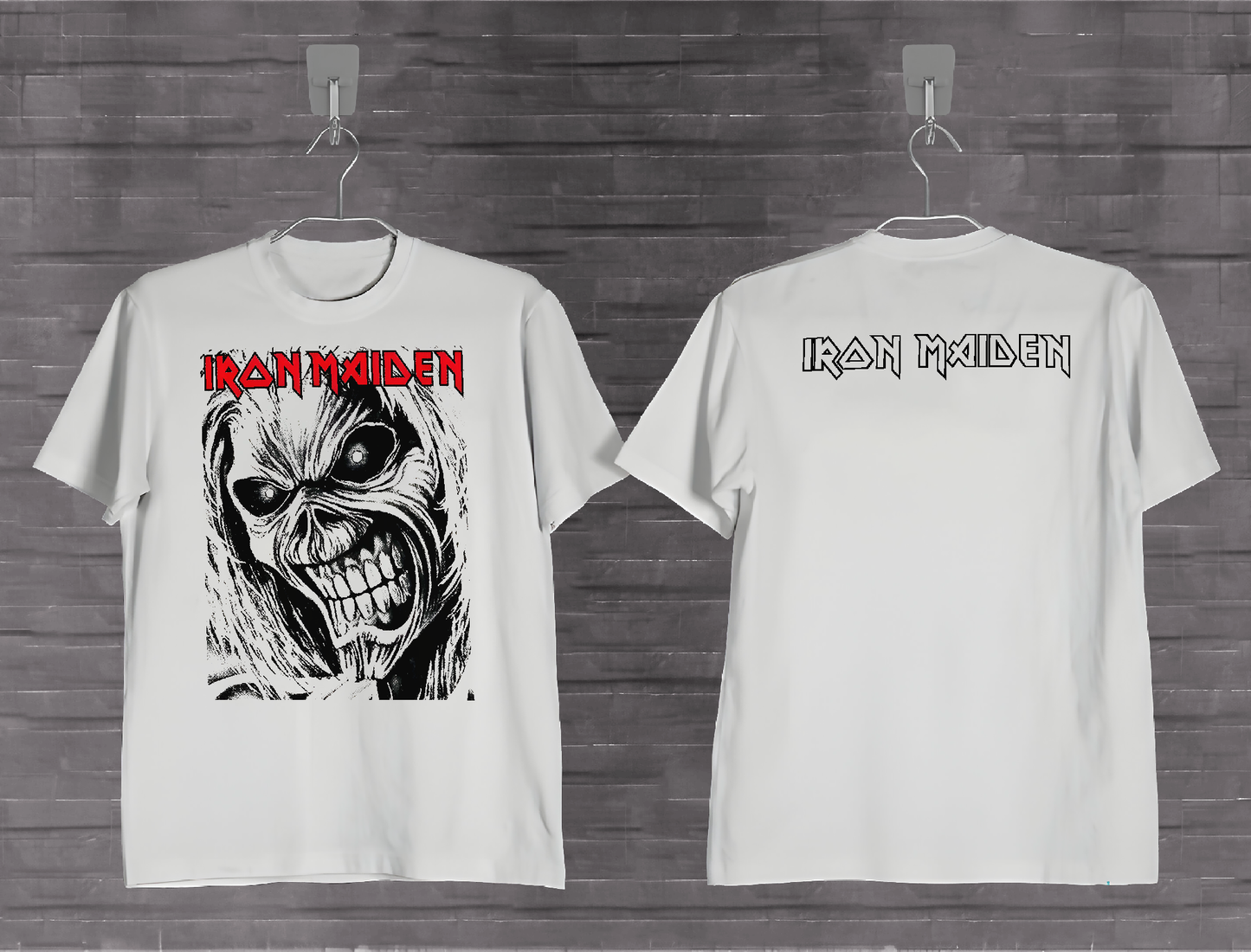 Rockwear #IronMaiden "EDDIE WHITE" - T-Shirt