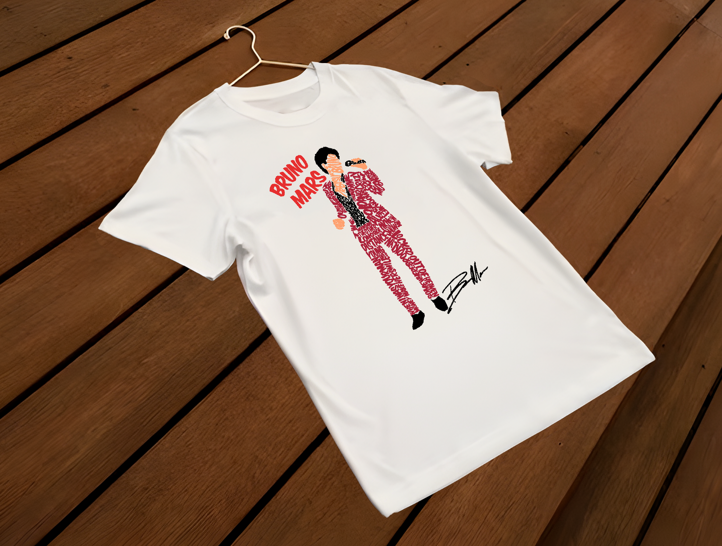 Fan Merch #BrunoMars "Calligram" - T-Shirt