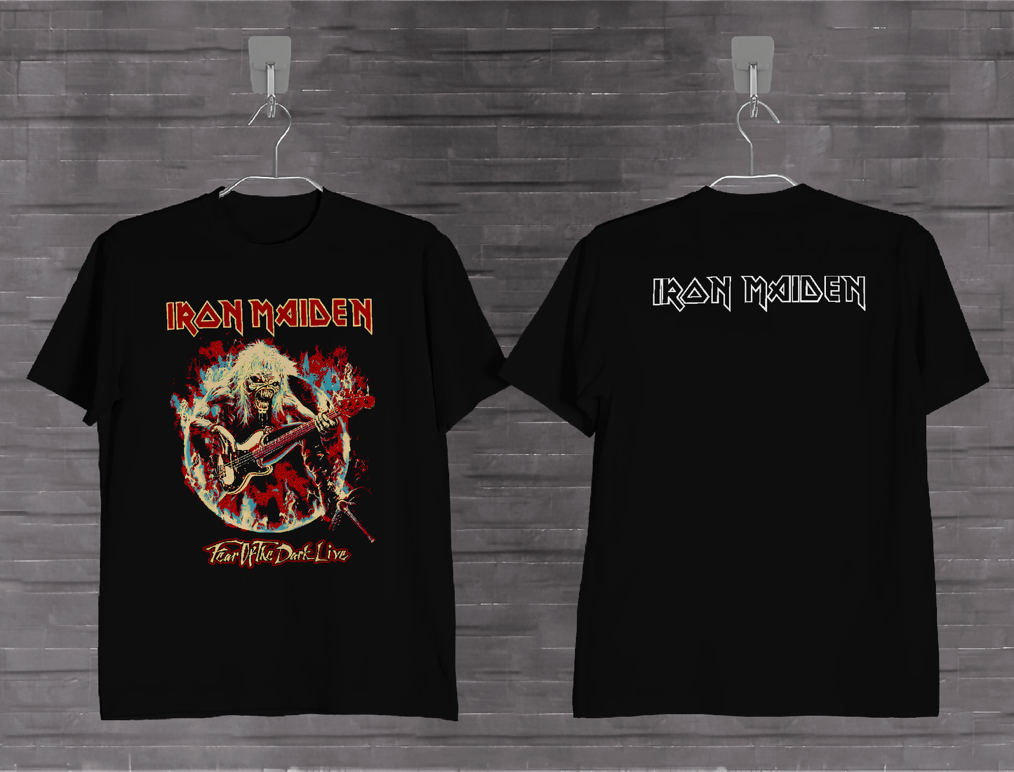 Rockwear #IronMaiden "FEAR OF THE DARK" - T-Shirt