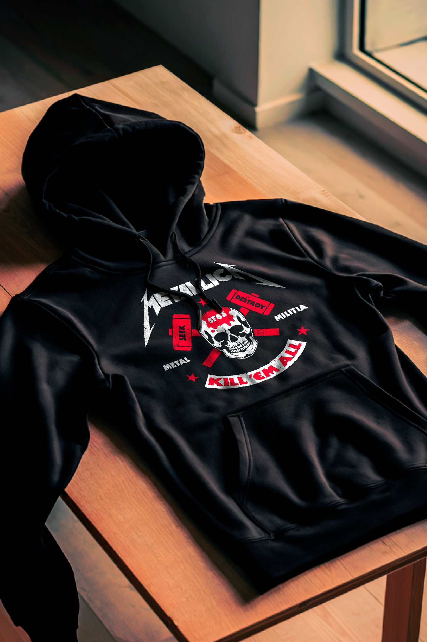 Rockwear #Metallica “K*ll em All” - Hoodie