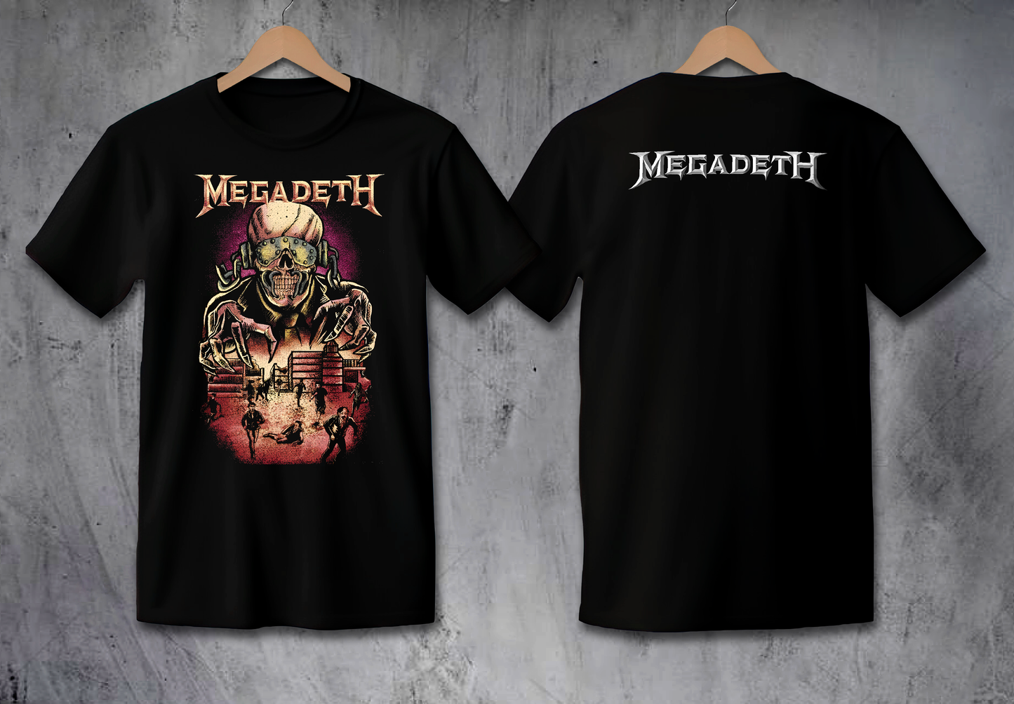 Rockwear #Megadeth "Rattling The World" - T-Shirt