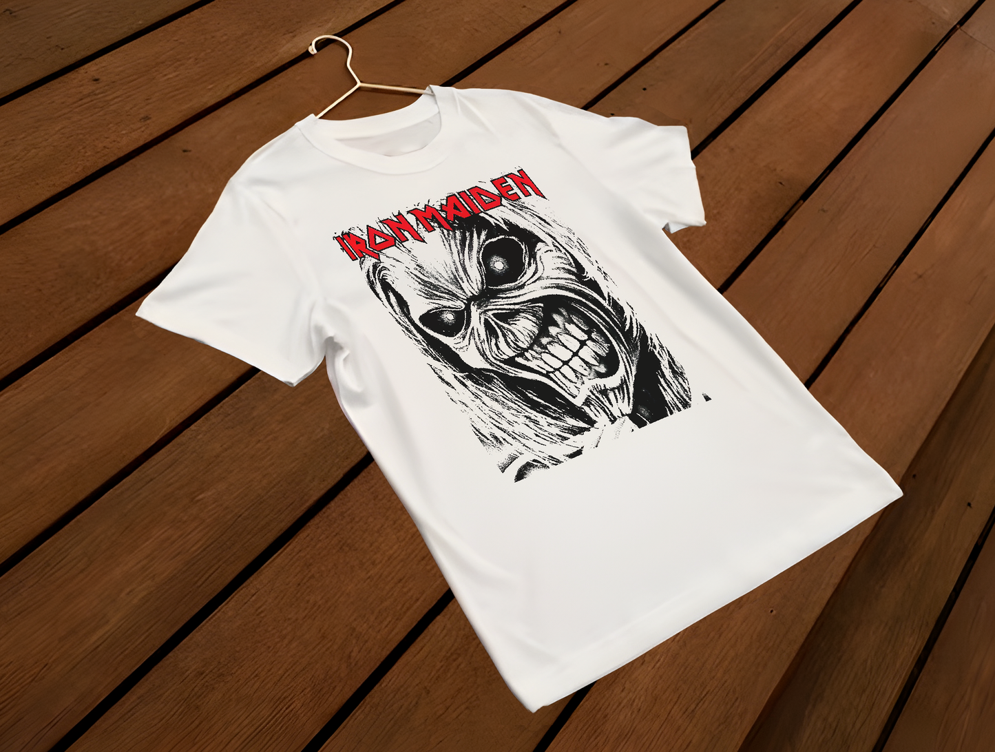 Rockwear #IronMaiden "EDDIE WHITE" - T-Shirt