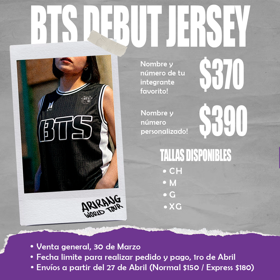 Rockwear #BTS "Debut Jersey"